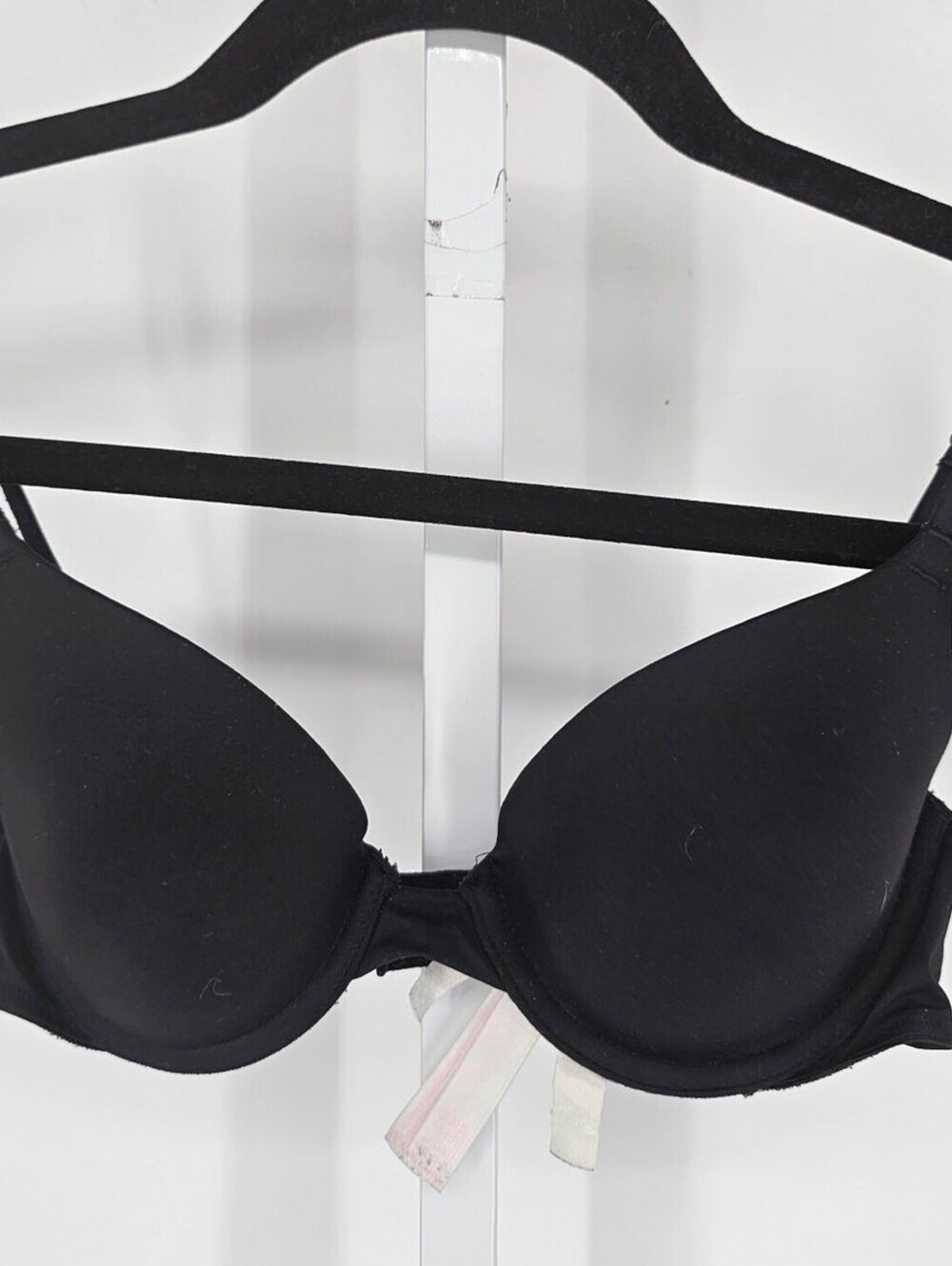 Pink by Victorias Secret Womens Sz 32B Wear Everywhere Lightly Lined Bra Black